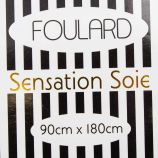 Foulard fleurs sensation soie 90x180 cm Femme RODIER marque pas cher prix dégriffés destockage