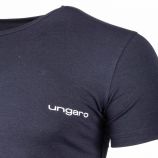 Tee shirt manches courtes col V coton mélangé stretch Homme UNGARO marque pas cher prix dégriffés destockage