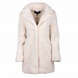 Manteau mi-long fausse fourrure col à revers Femme VERO MODA marque pas cher prix dégriffés destockage