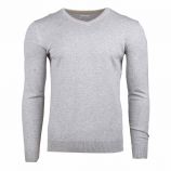 Pull fin col V manches longues coton Homme TOM TAILOR