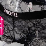 Boxer dentelle swt1/2/bd/ass1 Femme SWEETIZ marque pas cher prix dégriffés destockage
