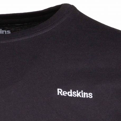 Tee shirt brodé 100% coton Homme REDSKINS marque pas cher prix dégriffés destockage