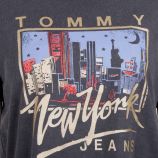 Tee shirt manches courtes New York femme TOMMY HILFIGER marque pas cher prix dégriffés destockage