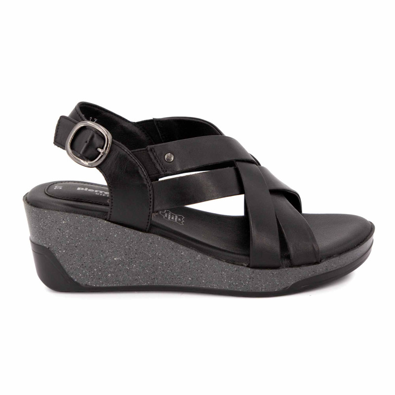 Sandale noir monicacar - ss22 - 08 t36-41 Femme PIERRE CARDIN