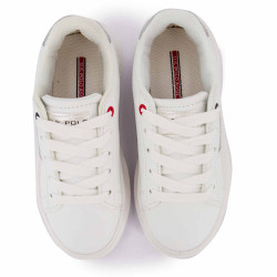 Baskets blanc argent helis 004kEnfant US POLO