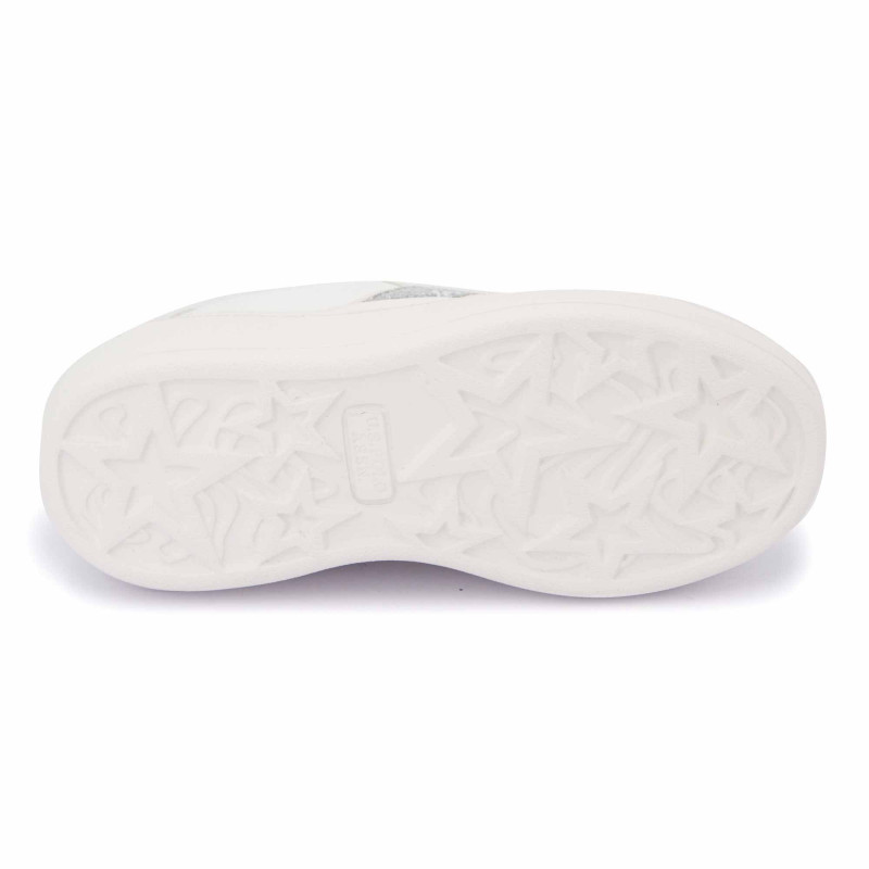 Baskets blanc argent helis 004kEnfant US POLO