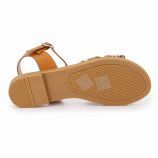 Sandales plates façon python Femme MTNG