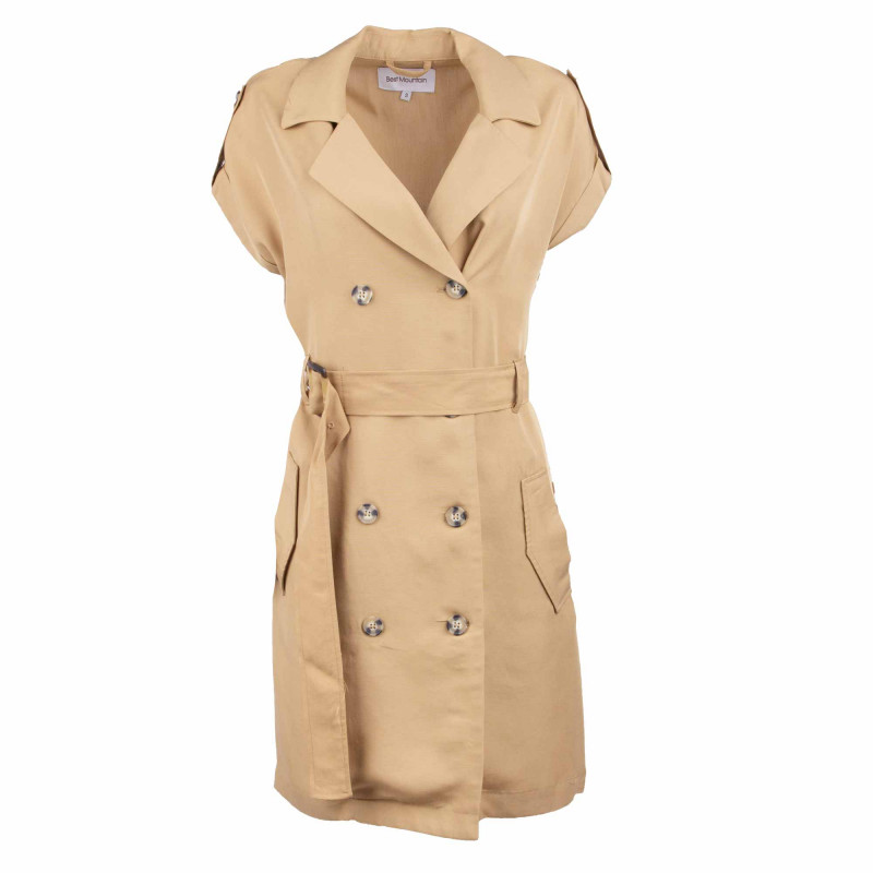 Robe trench camel mc rbs2013f Femme BEST MOUNTAIN