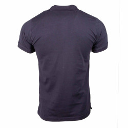 Polo manches courtes coton doux bande logo épaule ballabile Homme CERRUTI marque pas cher prix dégriffés destockage