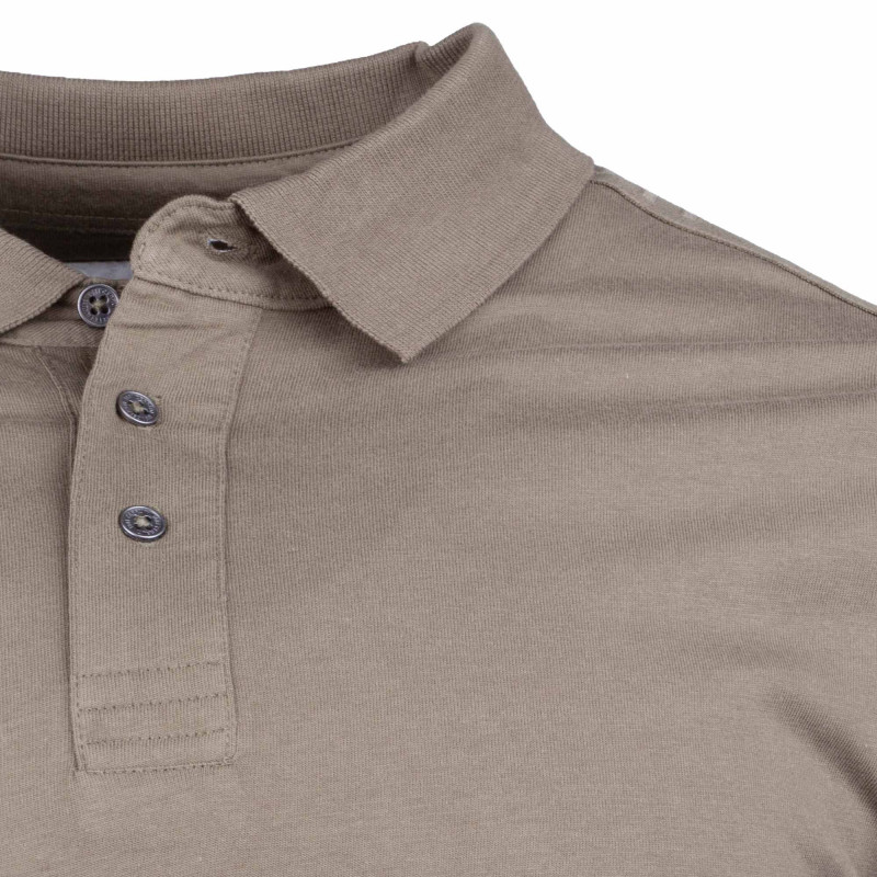 Polo manches courtes coton doux bande logo épaule ballabile Homme CERRUTI marque pas cher prix dégriffés destockage