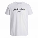 Tee shirt manches courtes inscription London coton Homme JACK & JONES