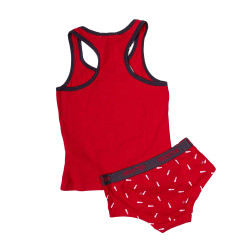 Ensemble debardeur et shorty bi-color Enfant DANIEL HECHTER marque pas cher prix dégriffés destockage