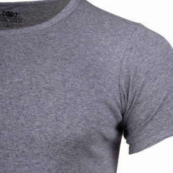 Tee shirt basique cintré coton Homme NEW MAN marque pas cher prix dégriffés destockage
