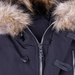 Doudoune matelassée à capuche fausse fourrure Femme THE NEW DESIGNERS marque pas cher prix dégriffés destockage