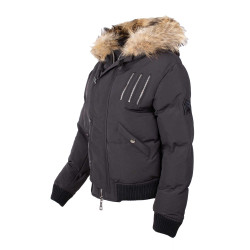 Doudoune matelassée à capuche fausse fourrure Femme THE NEW DESIGNERS marque pas cher prix dégriffés destockage