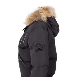 Doudoune matelassée à capuche fausse fourrure Femme THE NEW DESIGNERS marque pas cher prix dégriffés destockage