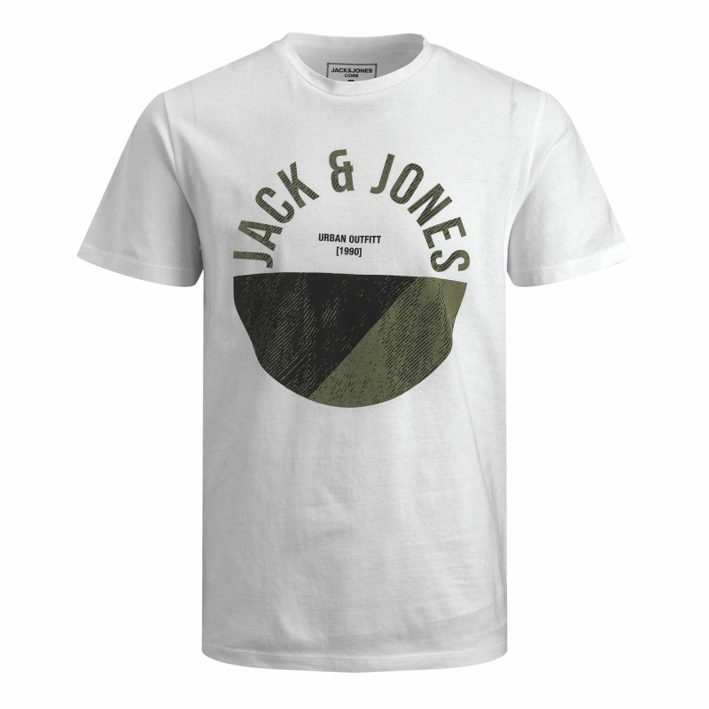 Tee shirt mc 3574 12222467 jwhstar Homme JACK & JONES marque pas cher prix dégriffés destockage