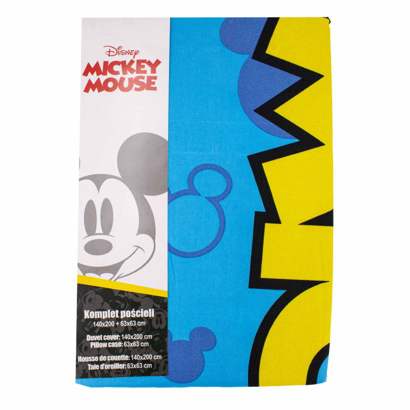 Parure de lit 140x200 cm Mickey Mouse Enfant DISNEY marque pas cher prix dégriffés destockage
