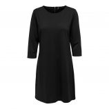 Robe courte droite unie manches 3/4 stretch Femme ONLY