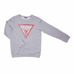 Sweat manches longues inscription logo coton Enfant GUESS marque pas cher prix dégriffés destockage Sweat manches longues inscription logo coton Enfant GUESS marque pas cher prix dégriffés destockage