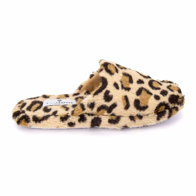 Chaussons leopard 12269 t36-41 Femme BILL TORNADE marque pas cher prix dégriffés destockage