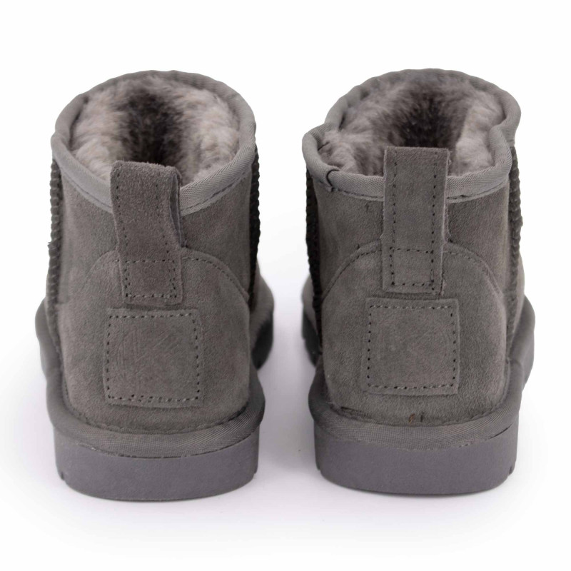 Bottines basses fourrées tige cuir doublées synthétique Femme KELARA marque pas cher prix dégriffés destockage