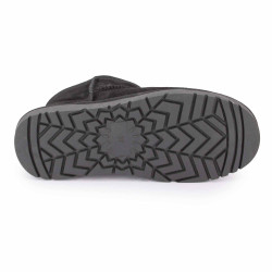 Bottines basses fourrées tige cuir doublées synthétique Femme KELARA marque pas cher prix dégriffés destockage