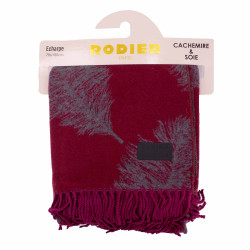 Echarpe motif plume 70x180 cm evorine Femme RODIER marque pas cher prix dégriffés destockage
