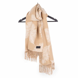 Echarpe motif plume 70x180 cm evorine Femme RODIER marque pas cher prix dégriffés destockage