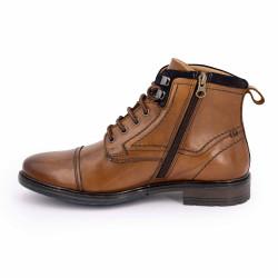 Bottines Henrycar lacets wilex 73 cuir Homme PIERRE CARDIN