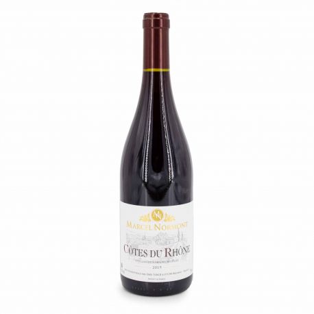 vin rouge AOC cÔtes du rhÔne 75cl 2019 marcel de normont marque pas cher prix dégriffés destockage