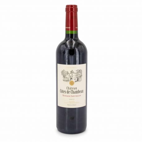 Vin rouge Aoc montagne saint emilion 75cl 2017 chÂteau cotes de chambeau marque pas cher prix dégriffés destockage