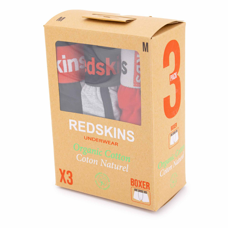 Boxer lot de 3 pieces badrio Homme REDSKINS Boxer lot de 3 pieces badrio Homme REDSKINS