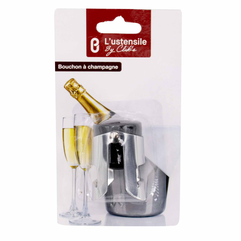 Bouchon champagne en inox 1003900 ar07826 Mixte L'USTENSILE