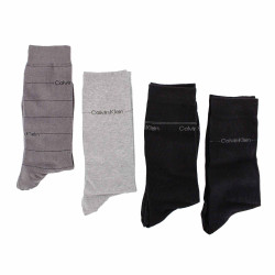 Pack 4 paires chaussettes paillettes noir femme - Calvin Klein