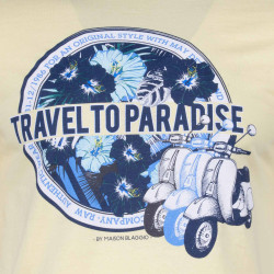 Tee shirt manches courtes imprime coton doux Paradise margot assor 24 Homme BLAGGIO marque pas cher prix dégriffés destockage Tee shirt manches courtes imprime coton doux Paradise margot assor 24 Homme BLAGGIO marque pas cher prix dégriffés destockage