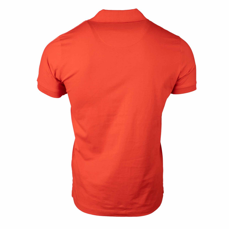 Polo manches courtes coton doux bande logo épaule ballabile Homme CERRUTI marque pas cher prix dégriffés destockage