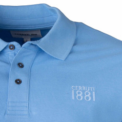 Polo Eduardo uni logo brodé Homme CERRUTI marque pas cher prix dégriffés destockage Polo Eduardo uni logo brodé Homme CERRUTI marque pas cher prix dégriffés destockage