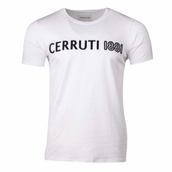 T-shirt Homme Cerruti Blanc Taille M Neuf Avec étiquettes – Coupe Régulière