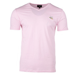 Tee shirt col v canard poitrine enzo Homme CHEVIGNON marque pas cher prix dégriffés destockage