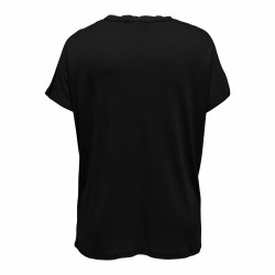 Tee shirt manches courtes col rond dentelle uni Femme ONLY CARMAKOMA marque pas cher prix dégriffés destockage