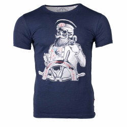 Tee shirt manches courtes imprime coton doux Capitaine maxwell assor 24 Homme BLAGGIO marque pas cher prix dégriffés destockage Tee shirt manches courtes imprime coton doux Capitaine maxwell assor 24 Homme BLAGGIO marque pas cher prix dégriffés destockage