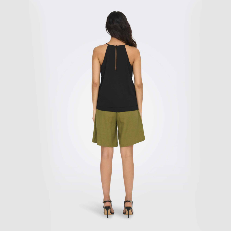 Haut sans manches col rond léger décolleté goutte Femme ONLY marque pas cher prix dégriffés destockage Haut sans manches col rond léger décolleté goutte Femme ONLY marque pas cher prix dégriffés destockage