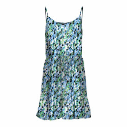 Robe courte sans manches col v imprimé cordon Femme VERO MODA marque pas cher prix dégriffés destockage