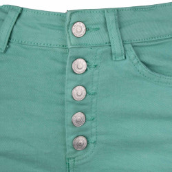 Short moulant taille haute boutons revers 5 poches Femme ONLY marque pas cher prix dégriffés destockage