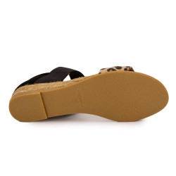 Sandale ante/leopardo noir 321 ao t36/41 Femme PINAZ marque pas cher prix dégriffés destockage Sandale ante/leopardo noir 321 ao t36/41 Femme PINAZ marque pas cher prix dégriffés destockage