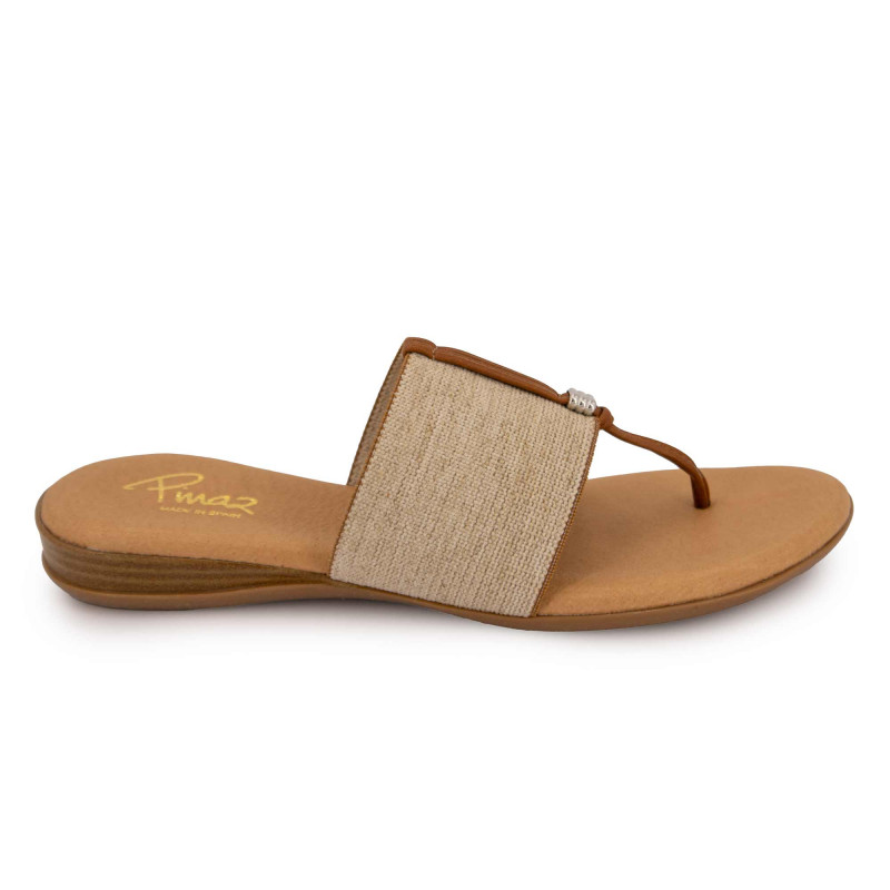 Sandale elastico lino 630 t36/41 Femme PINAZ marque pas cher prix dégriffés destockage