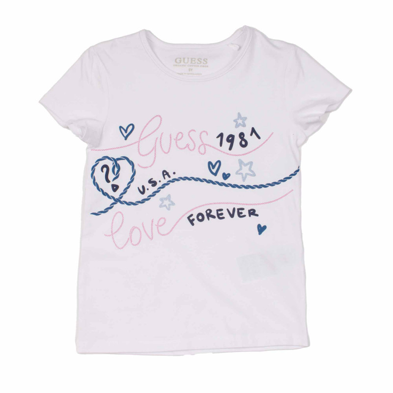 Tee shirt mc k3gi15 k6yw1 g011 Enfant GUESS marque pas cher prix dégriffés destockage