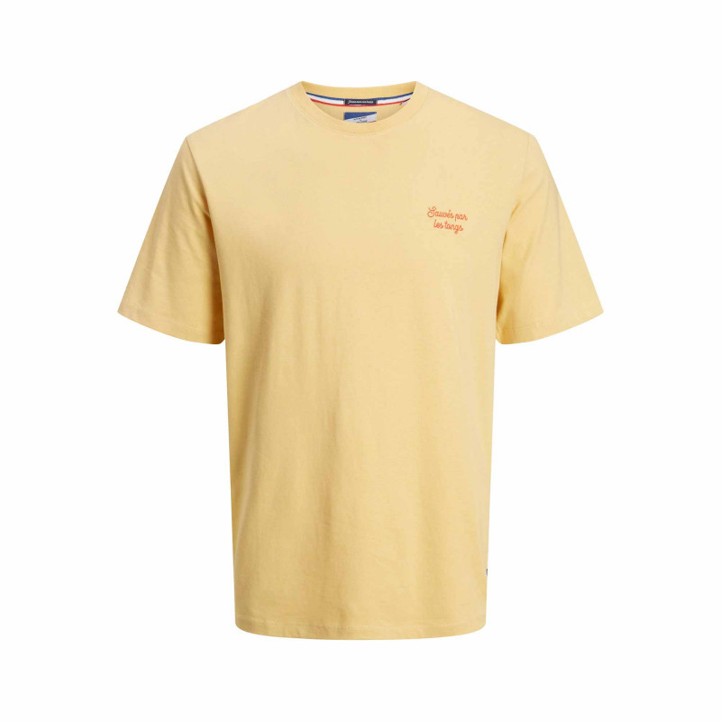 Tee shirt mc jorarnaud sahara sun 12244230 3809 Homme JACK & JONES marque pas cher prix dégriffés destockage