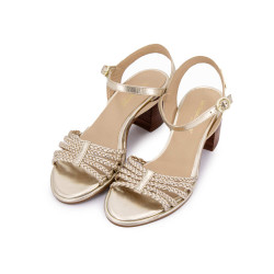 Sandale lania or c063661 t36-41 Femme LES TROPEZIENNES PAR M.BELARBI marque pas cher prix dégriffés destockage